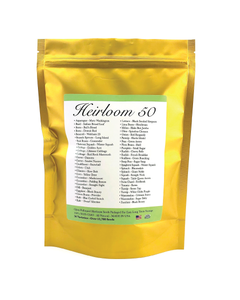 NEW! Heirloom 50 Vegetable & Herb Varieties