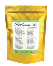 Load image into Gallery viewer, NEW! Heirloom 50 Vegetable &amp; Herb Varieties