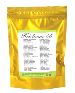 Heirloom 55 Vegetable Varieties