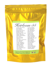 Load image into Gallery viewer, Heirloom 55 Vegetable Varieties