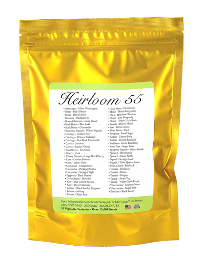Heirloom 55 Vegetable Varieties